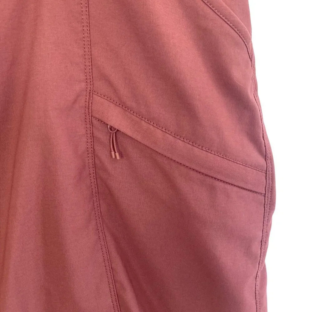 Duluth Trading Womens Dry on the Fly Skort Size 16 Pink Mauve Cargo Hiking - Picture 4 of 10
